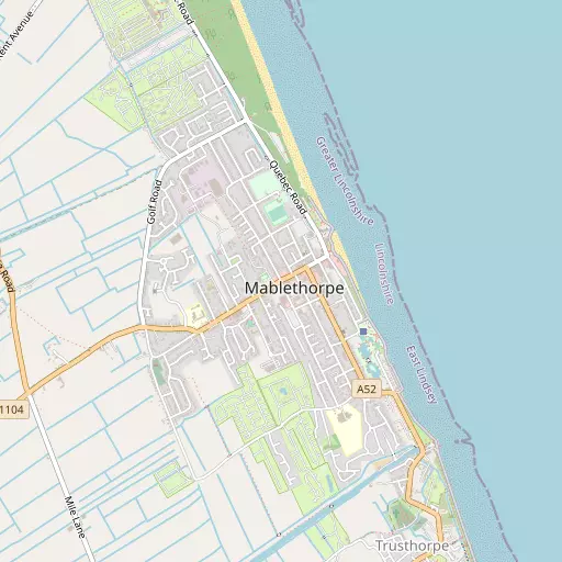 Map of Mablethorpe