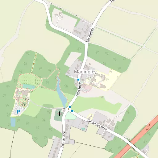 Map of Madingley