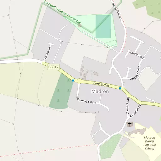 Map of Madron