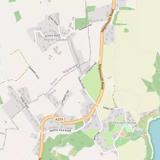 Map of Maidencombe