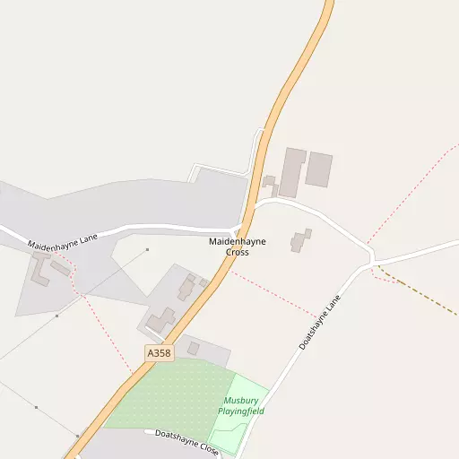 Map of Maidenhayne
