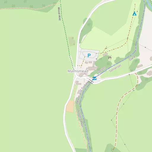 Map of Malmsmead