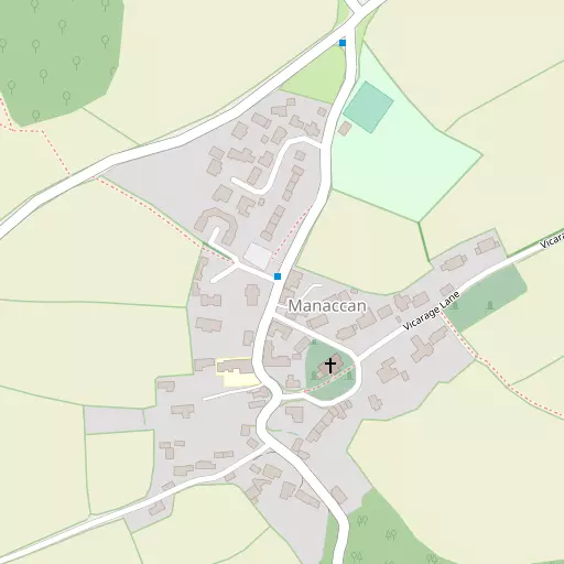 Map of Manaccan