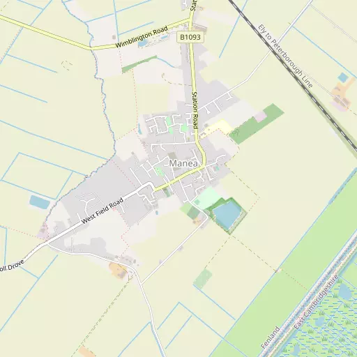 Map of Manea