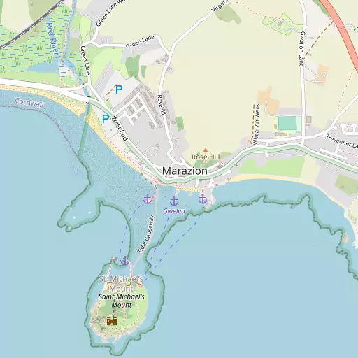 Map of Marazion