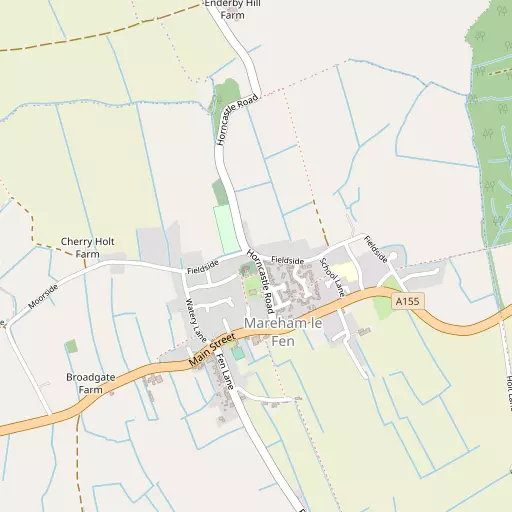 Map of Mareham le Fen