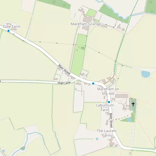 Map of Mareham on the Hill