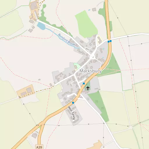 Map of Marksbury