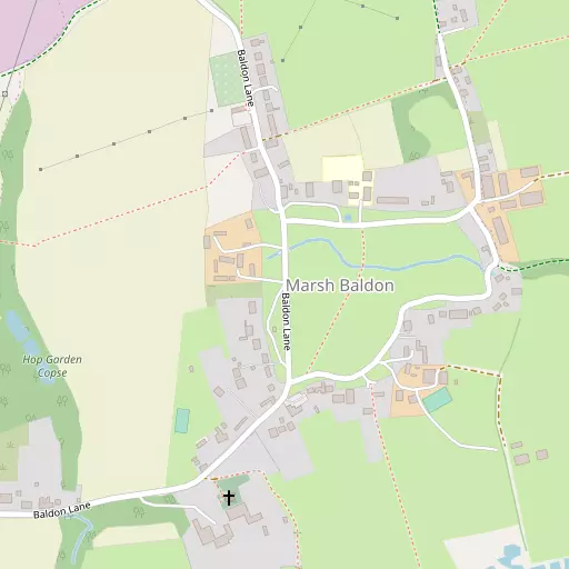 Map of Marsh Baldon