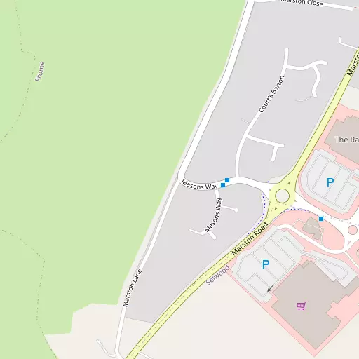 Map of Marston Gate