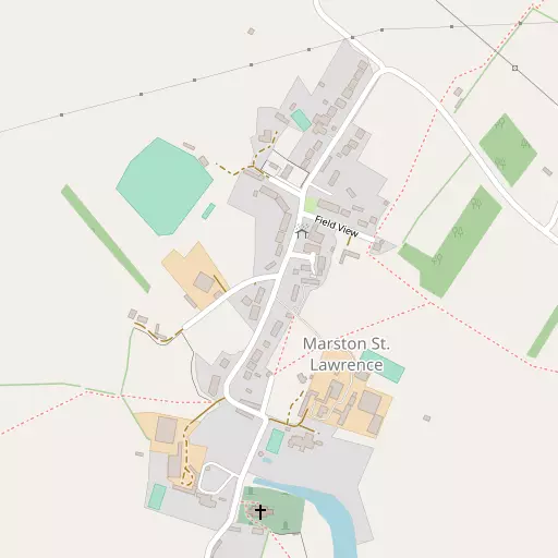 Map of Marston St Lawrence