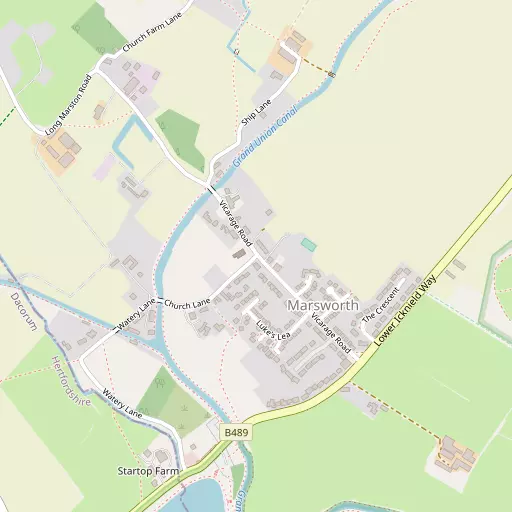 Map of Marsworth
