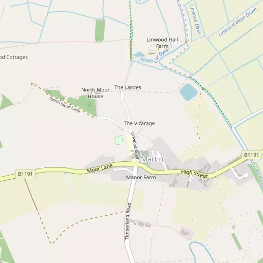 Map of Martin