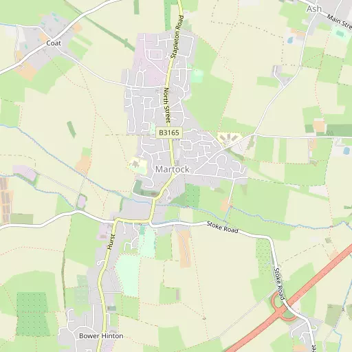 Map of Martock