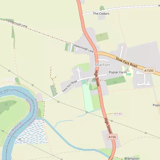 Map of Marton