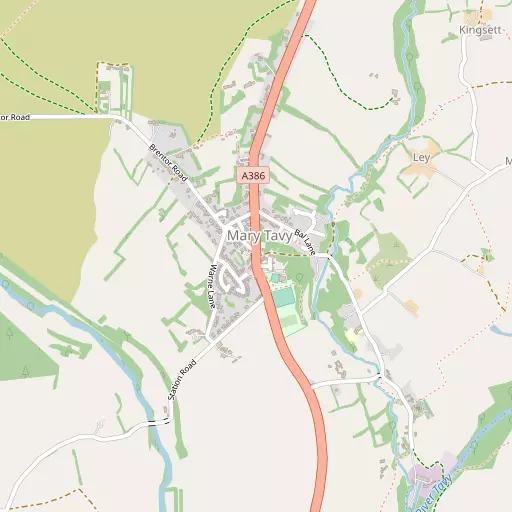 Map of Mary Tavy