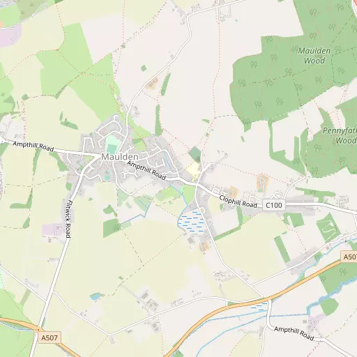 Map of Maulden