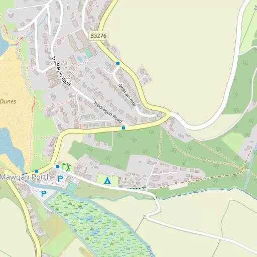 Map of Mawgan Porth