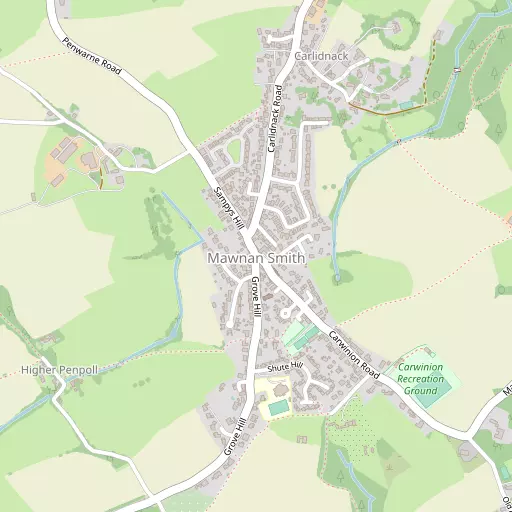 Map of Mawnan Smith