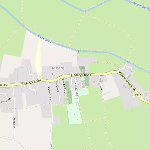 Map of Meare