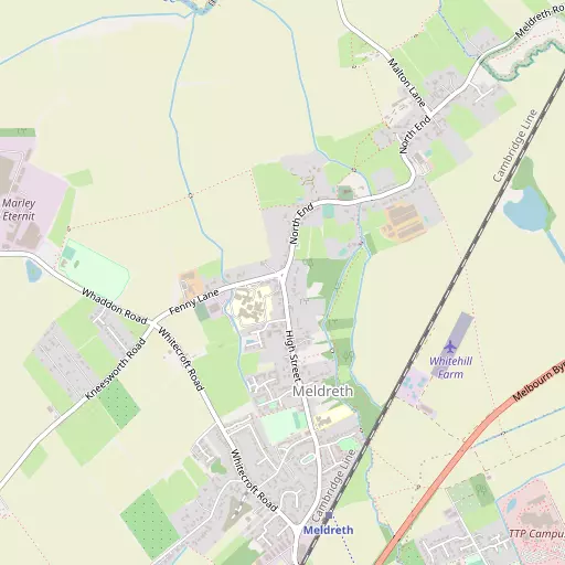 Map of Meldreth
