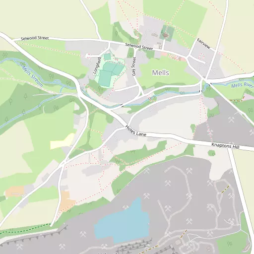 Map of Mells