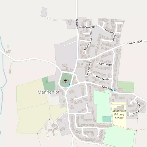 Map of Menheniot