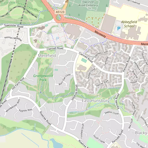 Map of Merefield
