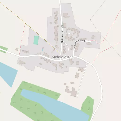 Map of Middle Aston