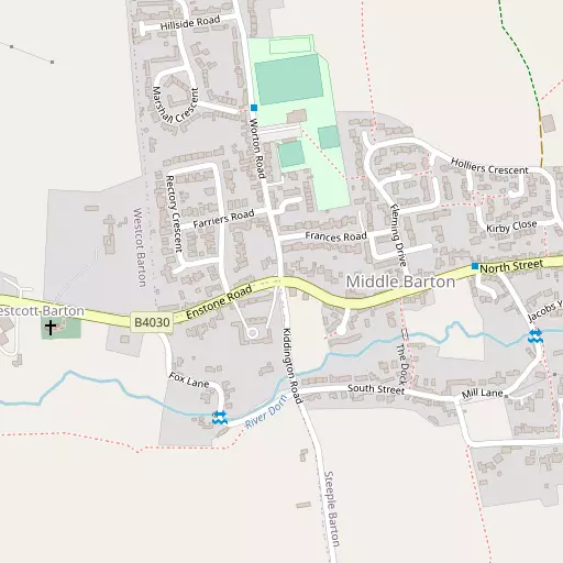 Map of Middle Barton