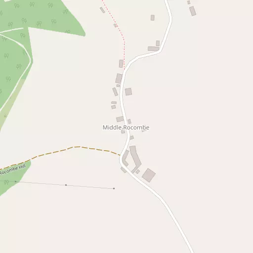 Map of Middle Rocombe