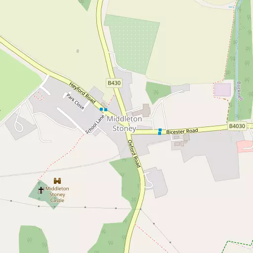 Map of Middleton Stoney