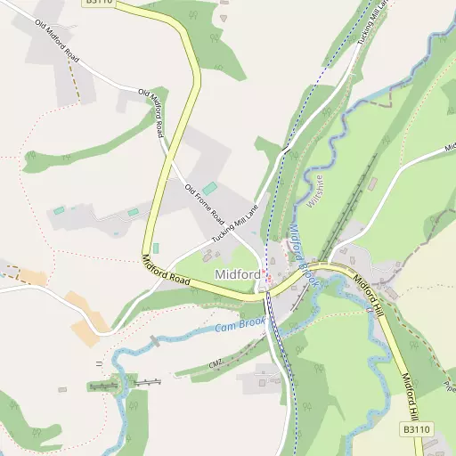 Map of Midford