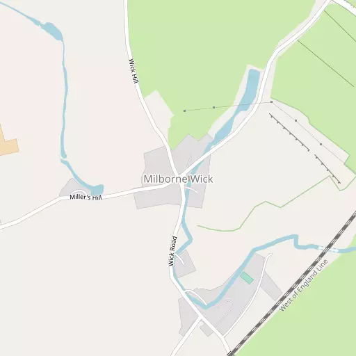 Map of Milborne Wick