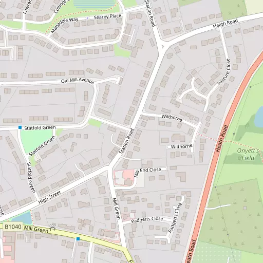 Map of Mill End