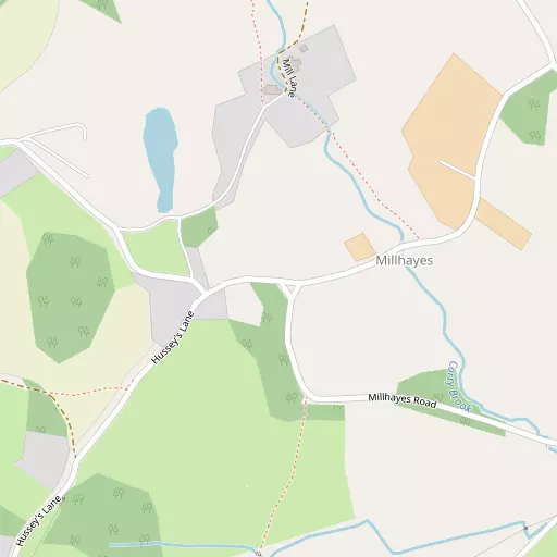 Map of Millhayes