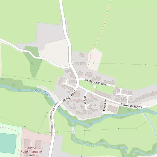 Map of Millhayes