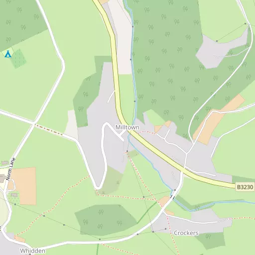 Map of Milltown