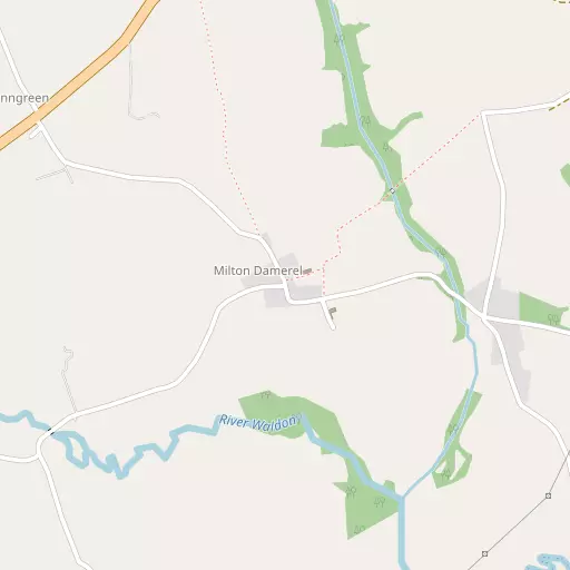 Map of Milton Damerel