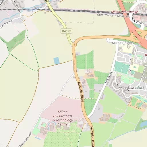 Map of Milton Hill
