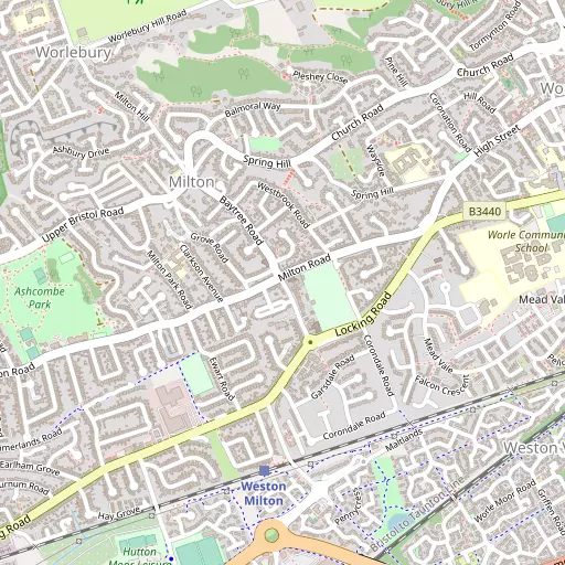 Map of Milton