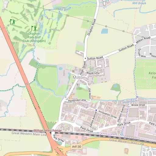 Map of Milton
