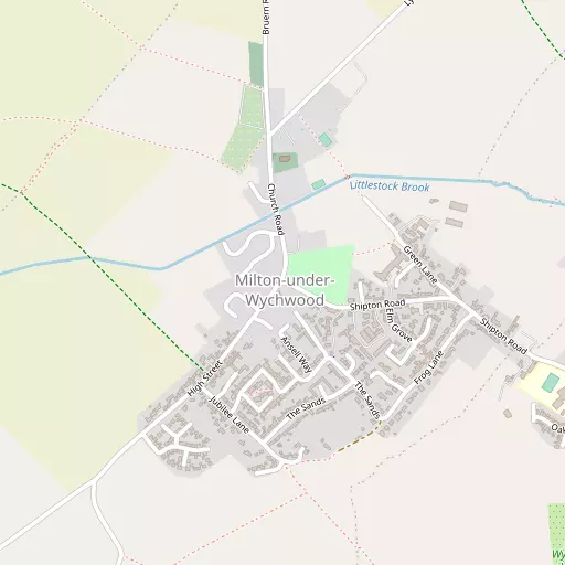 Map of Milton-under-Wychwood