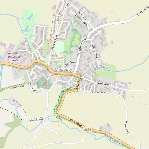 Map of Modbury