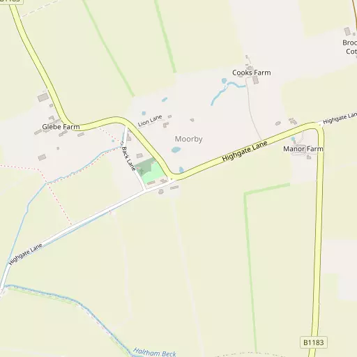 Map of Moorby