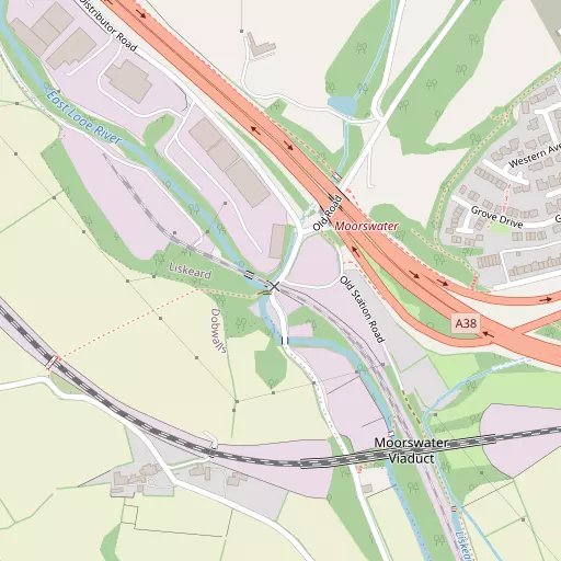 Map of Moorswater