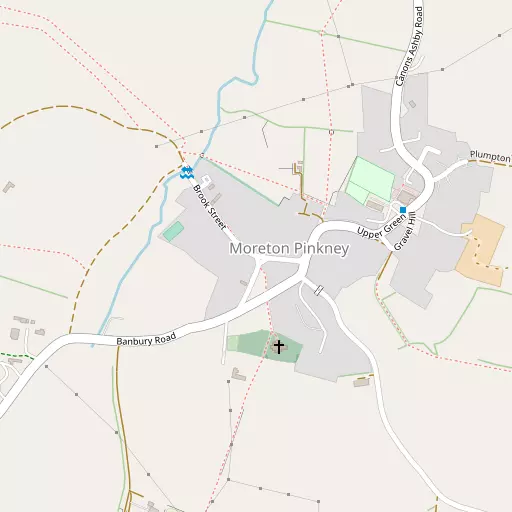 Map of Moreton Pinkney