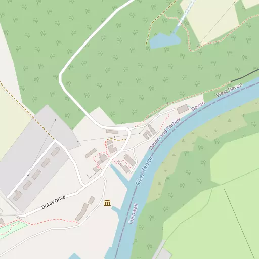 Map of Morwellham Quay