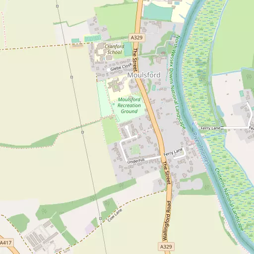 Map of Moulsford