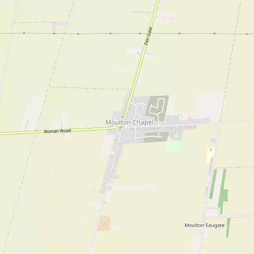 Map of Moulton Chapel